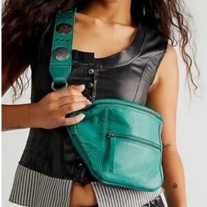 Free people wilder embellished sling Bag